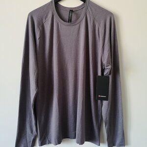 NWT LULULEMON RHIG/DKLV Purple Grey Metal Vent Tech LS Top Shirt 2.0 Men's XXL